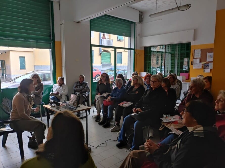 momento di formazione dei volontari